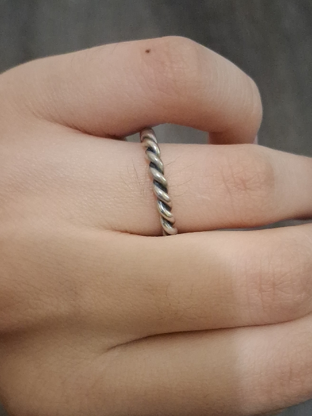 Pandora Silver Twist Ring - Picture 4 of 5